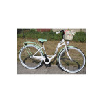 Mestský retro bicykel 28" Lavida 1-prevodový Bielo-zelený